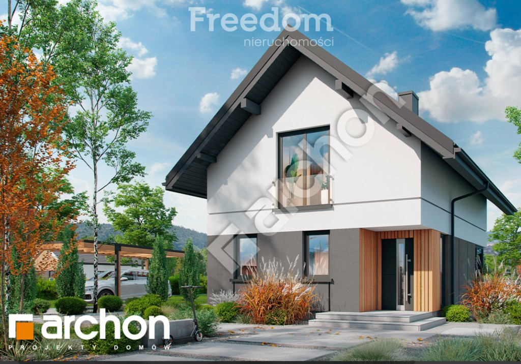 Działka 650 m² z pozwoleniem na budowę – Zator - Widok 5