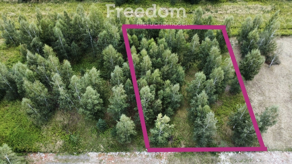 Działka budowlana 1305 m², media, 4 działki - Widok 4