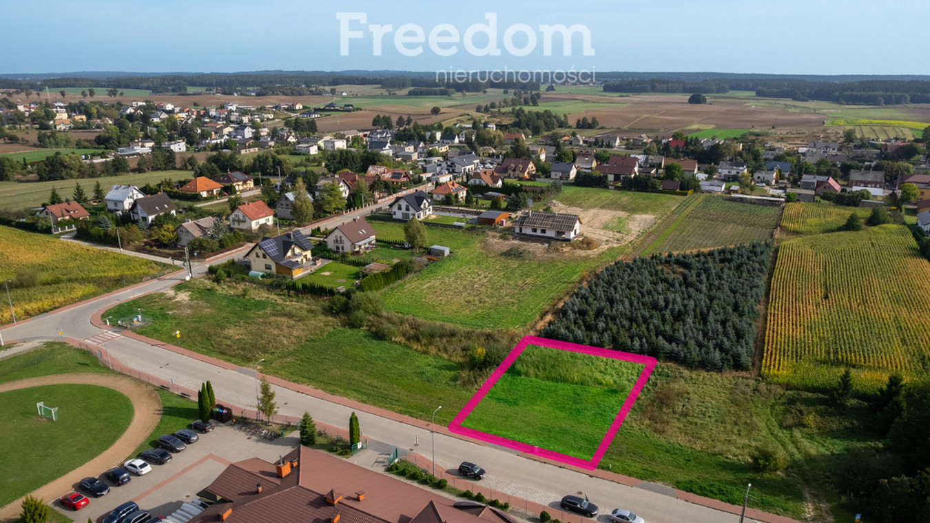Atrakcyjna działka budowlana 1100 m² z MPZP - Widok 5