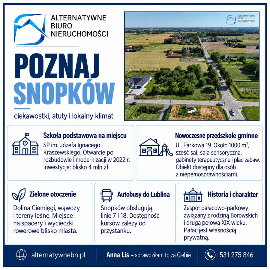Działka 5 min od Lublina | Snopków - Widok 2
