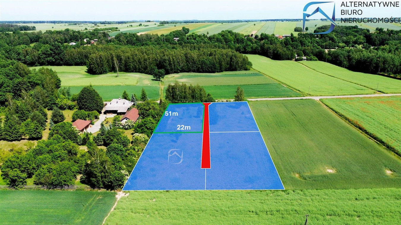 Urokliwe działki budowlane w Kiełczewicach Dolnych - Widok 2