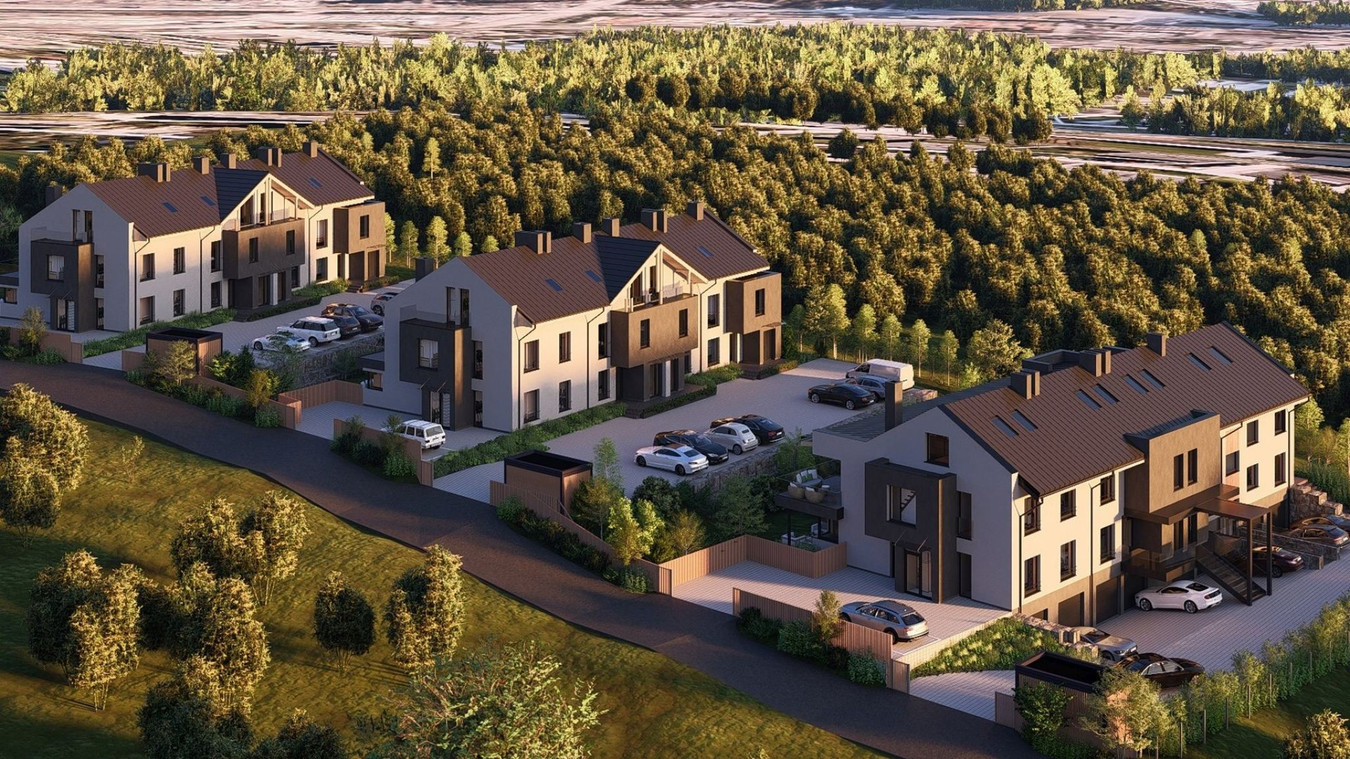 Przestronny dwupoziomowy apartament z 2 tarasami w Bielsku Białej
