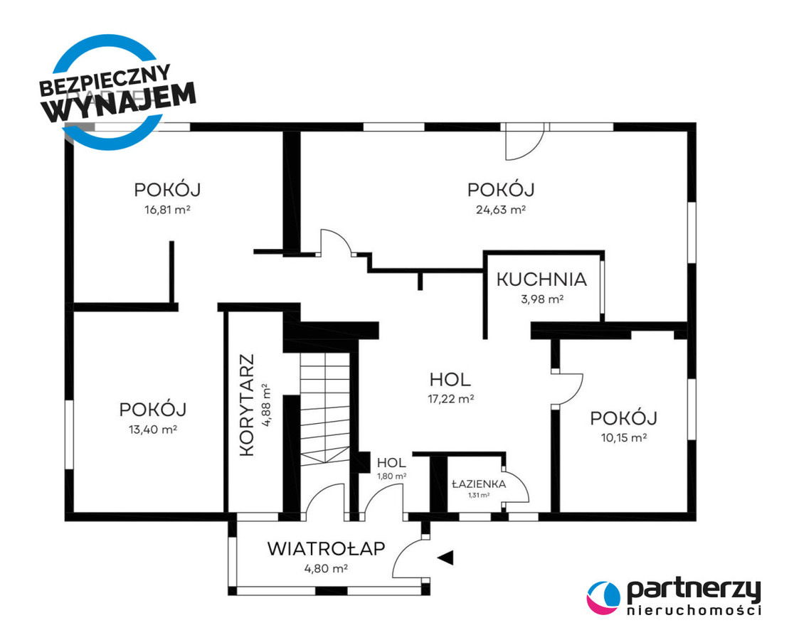 Siedziba dla firmy | 304 m² na wynajem| Alarm - Widok 2