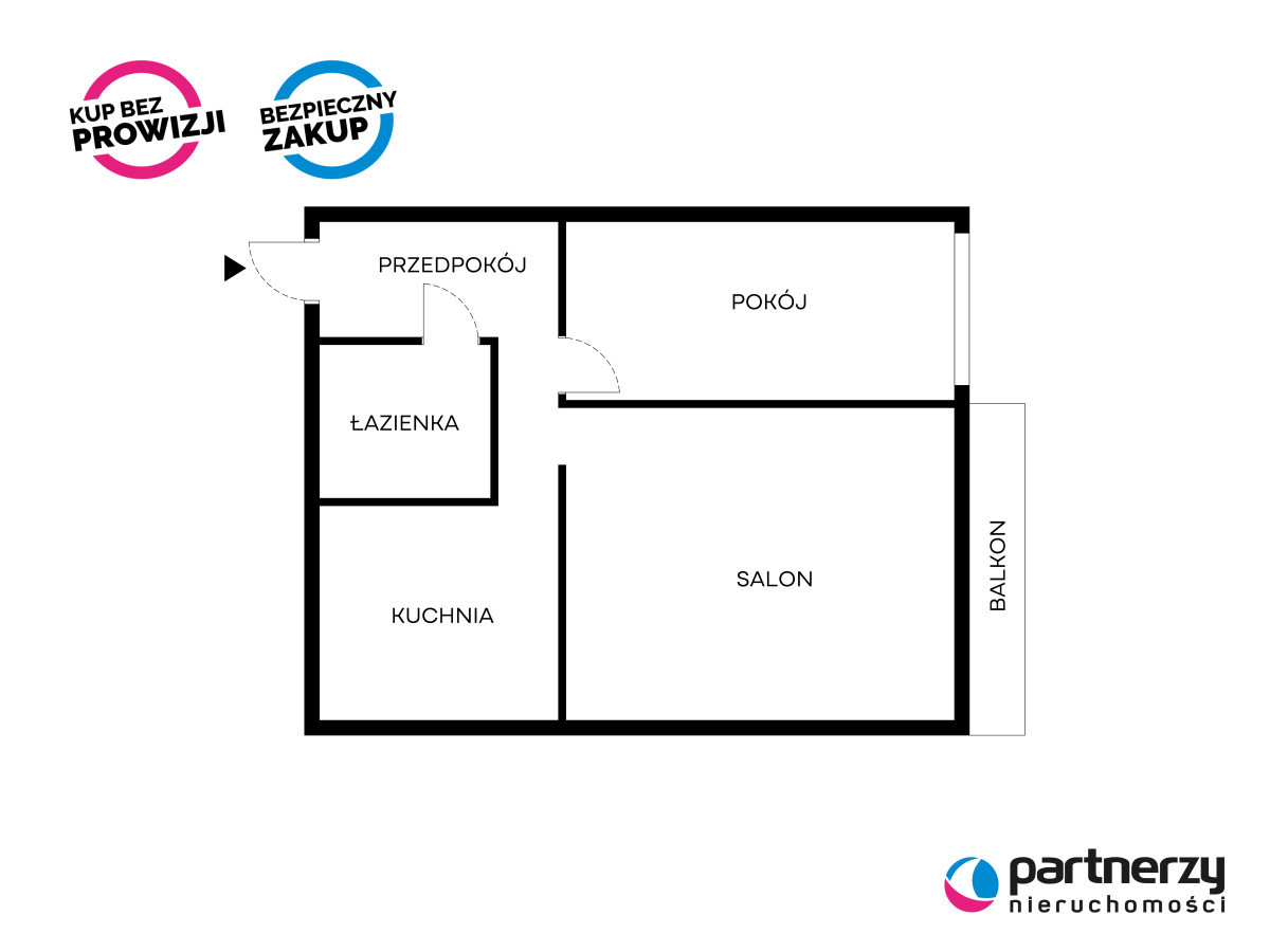 Mieszkanie – Gdańsk, Osiedle Wejhera, Żabianka-Wejhera-Jelitkowo-Tysiąclecia - Widok 3