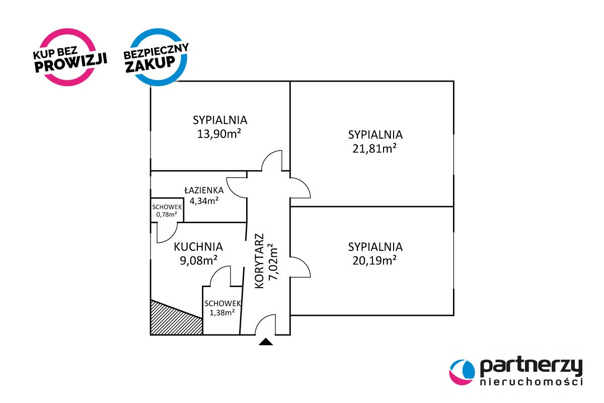 Apartment in Gdynia, Działki Leśne, Śródmieście - Widok 2