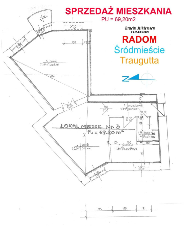 Apartment in Radom, Mariackie, Śródmieście - Widok 4