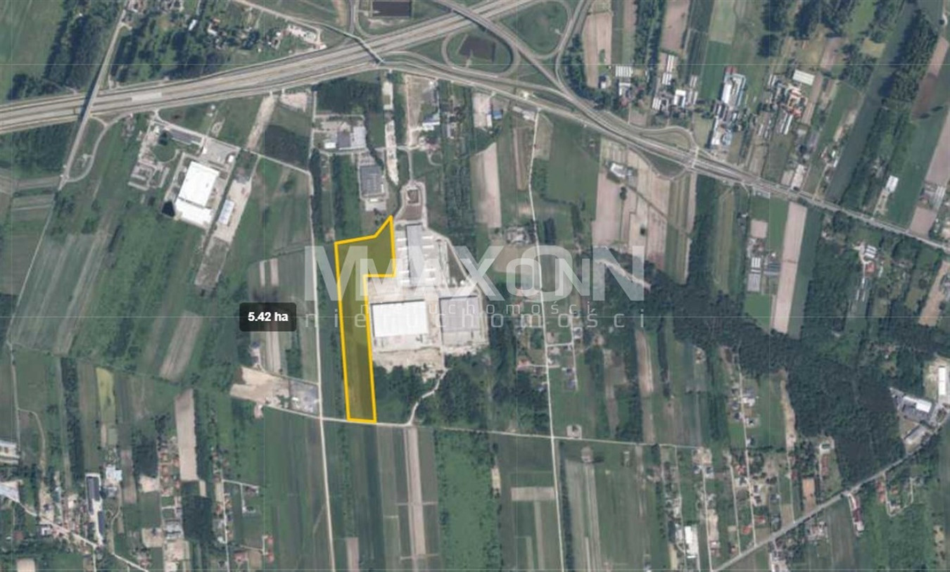 Teren inwestycyjny Duchnów 5,4 ha przy węźle A2 - Widok 4