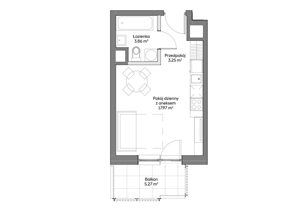 Zero Prowizji | Gotowa Kawalerka 25m² | Gocław - Widok 2