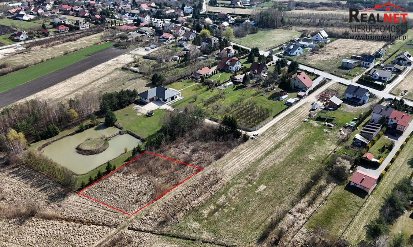 Działka budowlana 1224m, Owczary ul. Długa, 2 km od centrum Buska-Zdroju - Widok 3