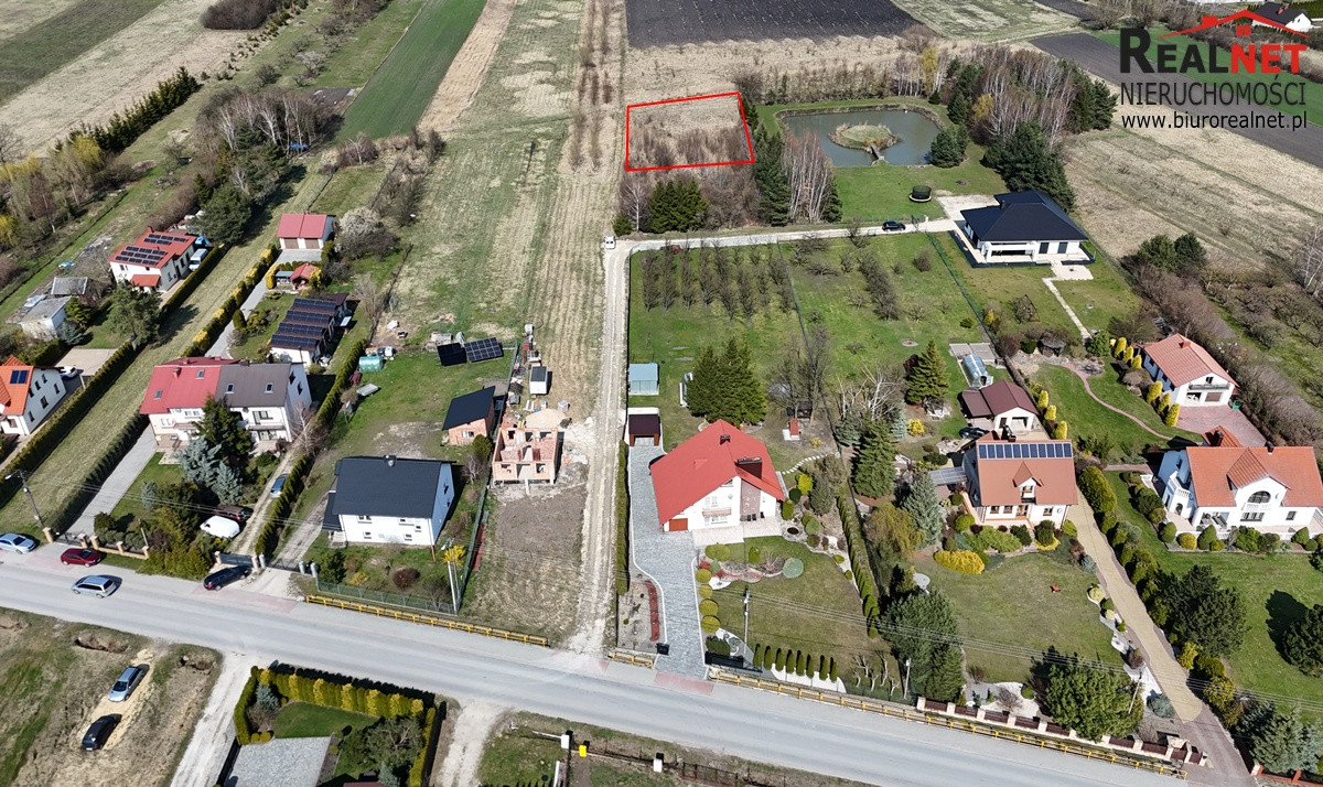 Działka budowlana 1224m, Owczary ul. Długa, 2 km od centrum Buska-Zdroju - Widok 2