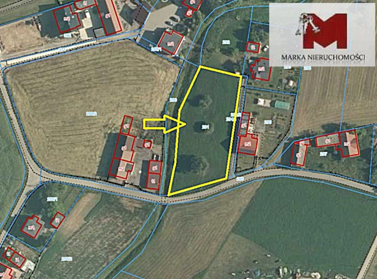 Działka pod budowę ,19 arów, Cisek, powiat K-Kozie - Widok 4