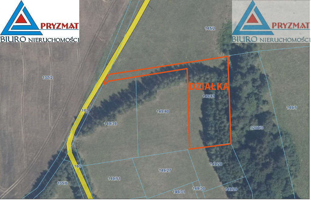 MARUNY - DUŻA DZIAŁKA Z WARUNKAMI ZABUDOWY - Widok 2