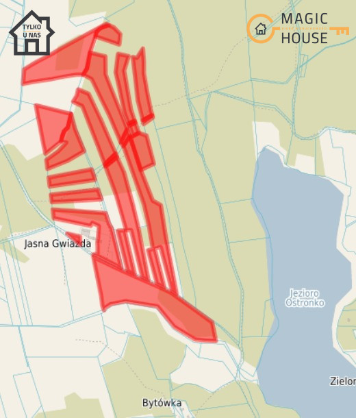 Tuszkowy, gmina Dziemiany | 26 działek | 30,38 ha - Widok 2