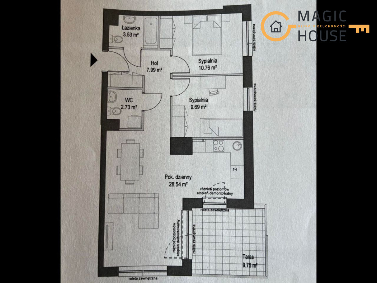 Apartment in Gdańsk, Fińskie Domki, Wrzeszcz - Widok 2
