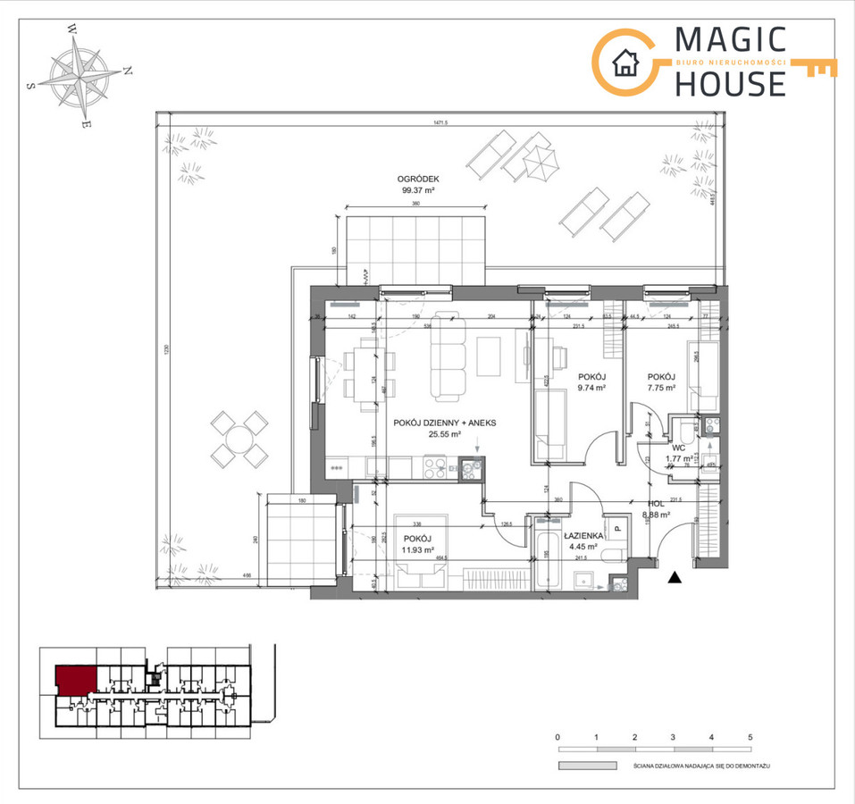 Apartment in Gdańsk, Orunia Górna, Orunia Górna-Gdańsk Południe - Widok 4
