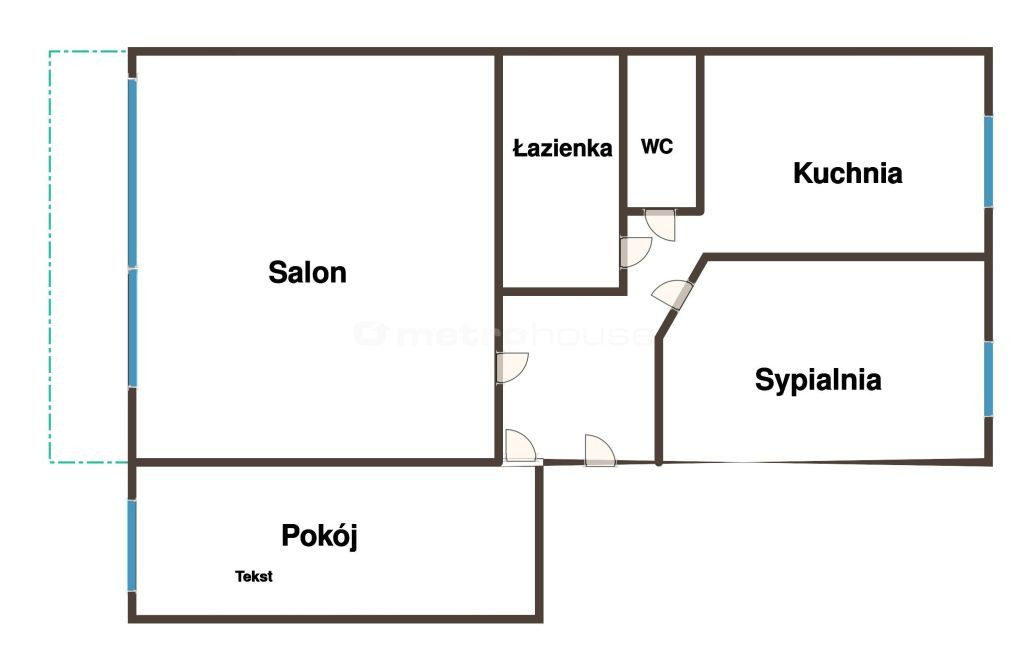 Mieszkanie – Łódź, Bałuty - Widok 2