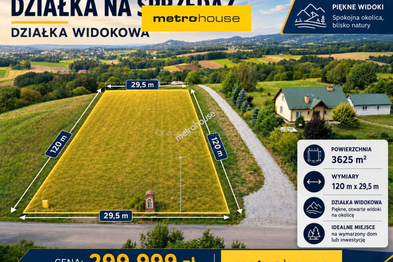 Terreno, 3625 m²