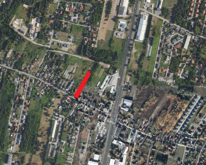 Działka inwestycyjna 3 247 m², MPZP, wszystkie media, asfalt - Widok 2