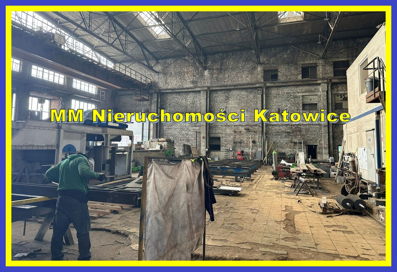 Hale do wynajęcia Sosnowiec z 2 suwnicami