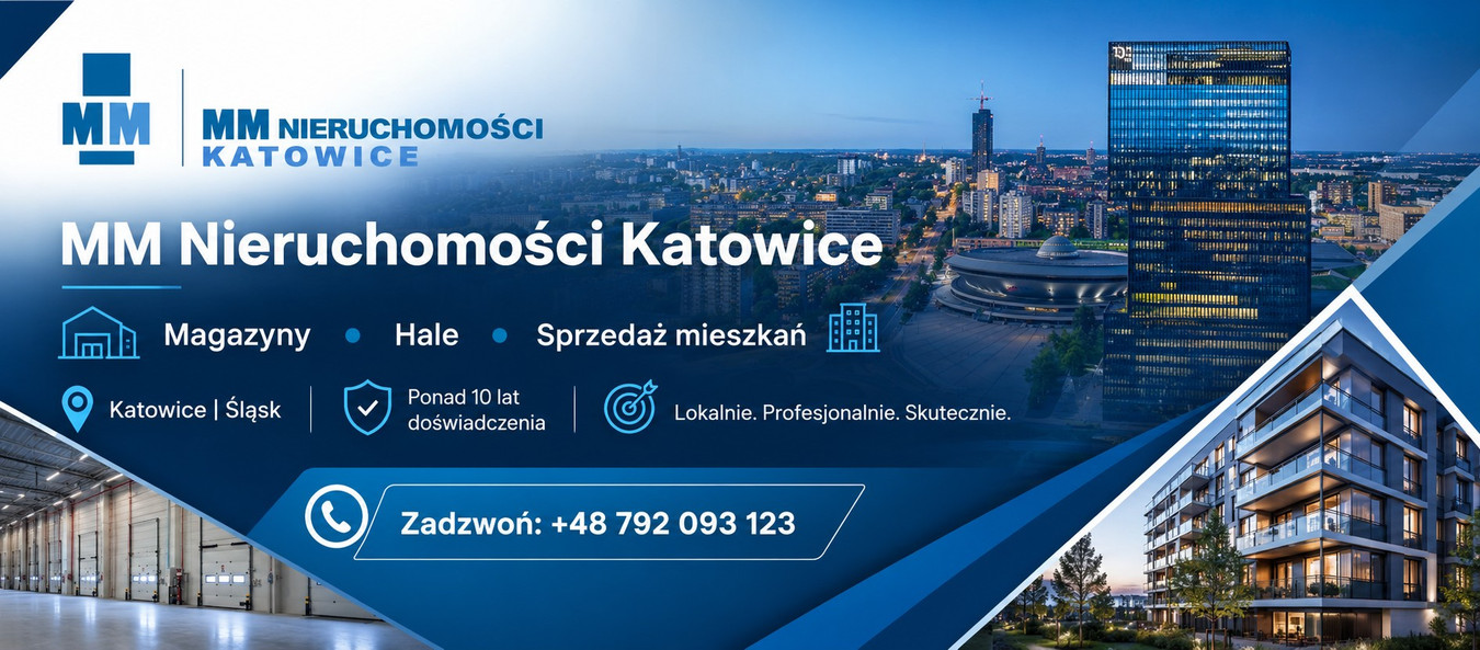 Hala z 3 bramami, biura, plac do wynajęcia Katowice okolice A4 - Widok 2
