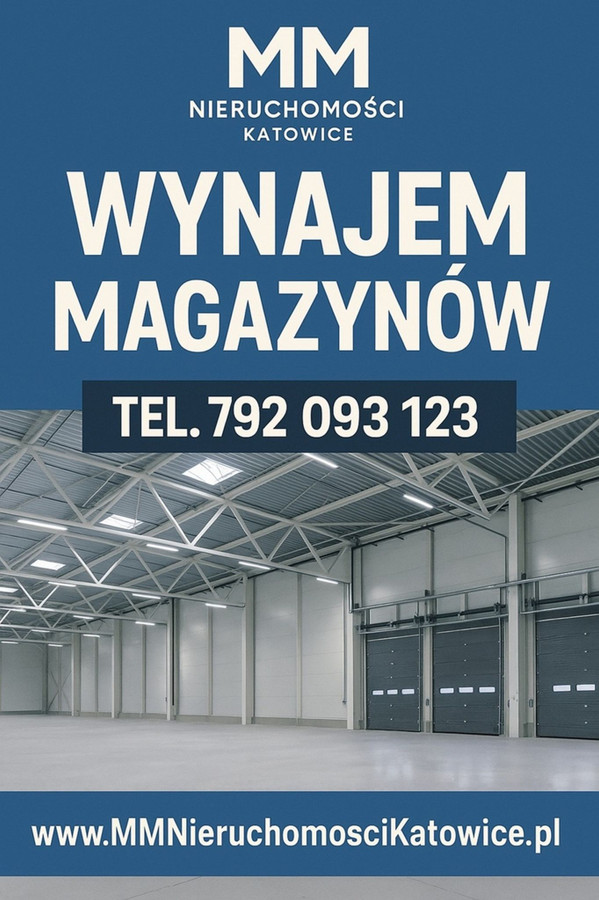 Hala z 3 bramami, biura, plac do wynajęcia Katowice okolice A4 - Widok 5