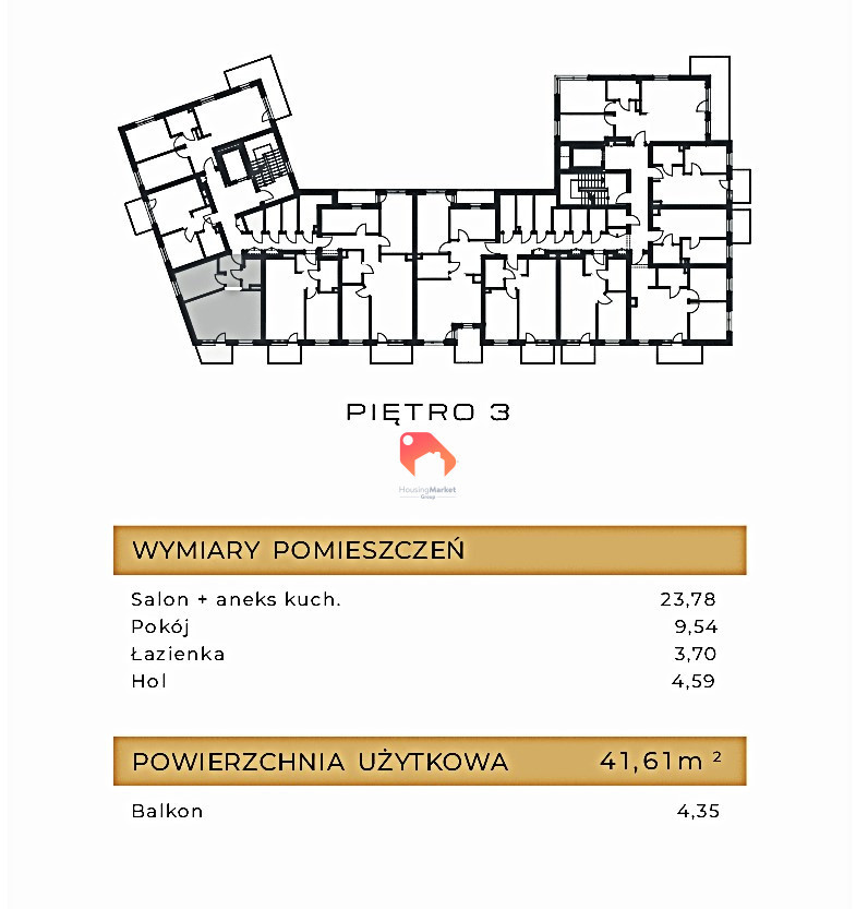 Mieszkanie – Bydgoszcz, Wzgórze Wolności - Widok 3
