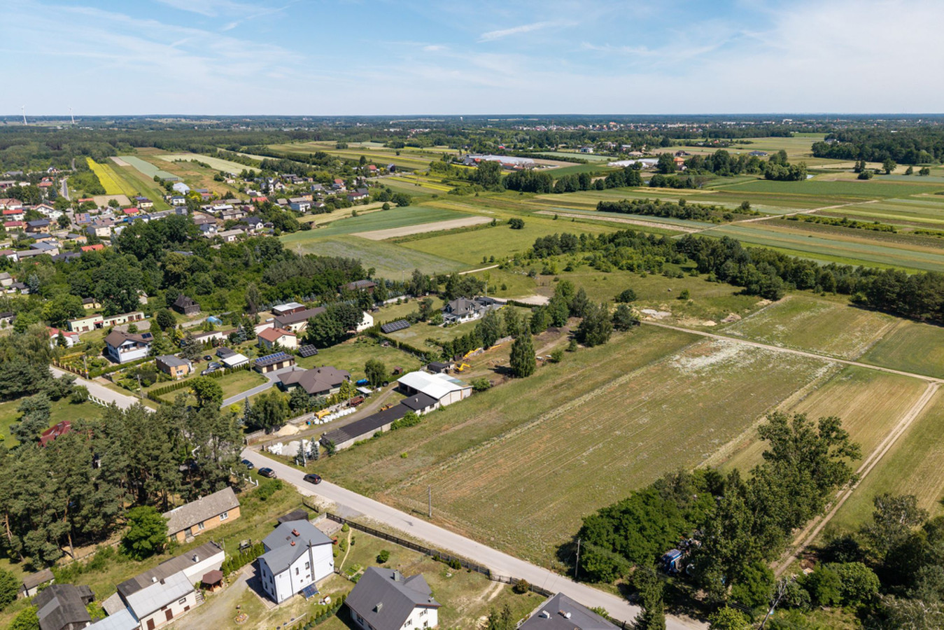 Działka budowlana z WZ tuż przy Łasku - Widok 4