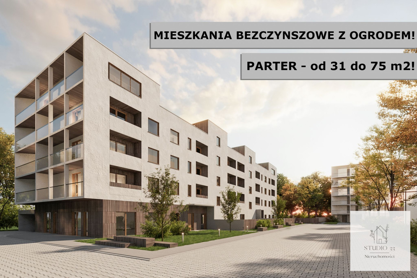 Mieszkania bezczynszowe z ogrodem - nowa inwestycja w Lubinie