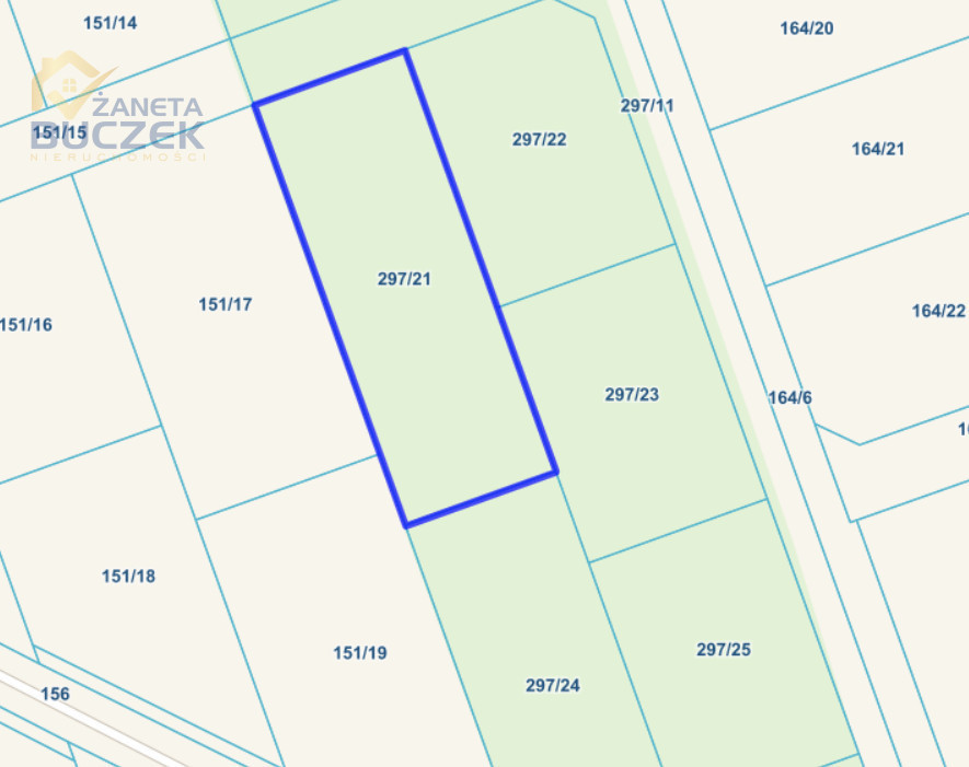 Atrakcyjna działka 1450 m² z MPZP | Dachowa | - Widok 2