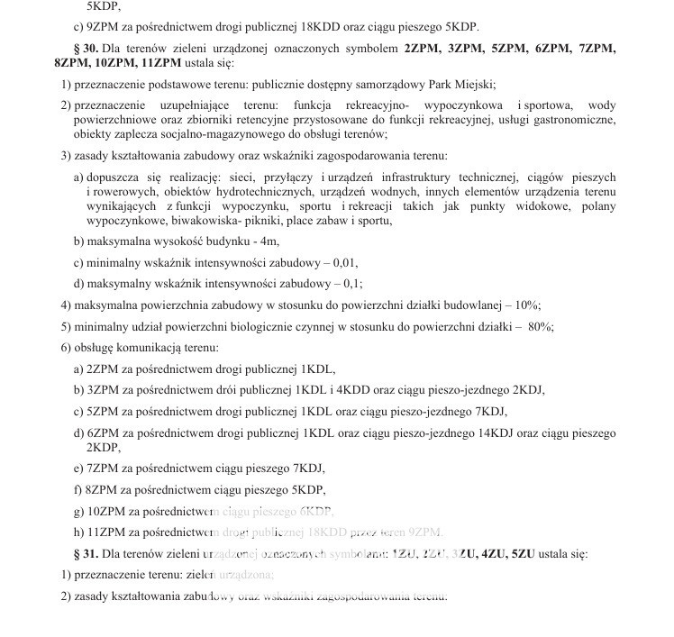 Działka inwestycyjna na terenie Parku Miejskiego - Widok 4