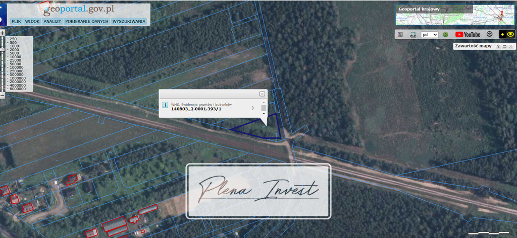 Działka budowlana przy torach w Nieporęcie - Widok 2
