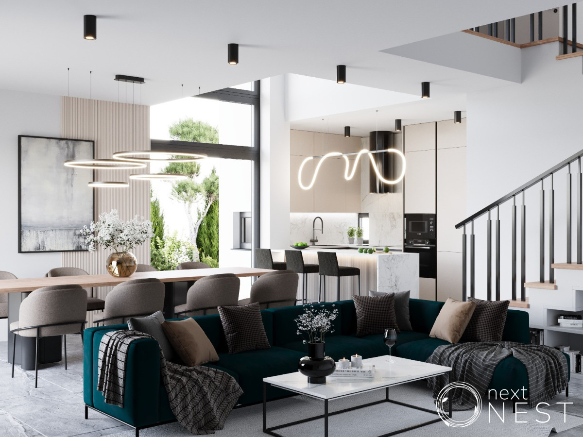 Zalesie Górne/Krępa nowoczesne domy 145 m²/500 m² - Widok 6