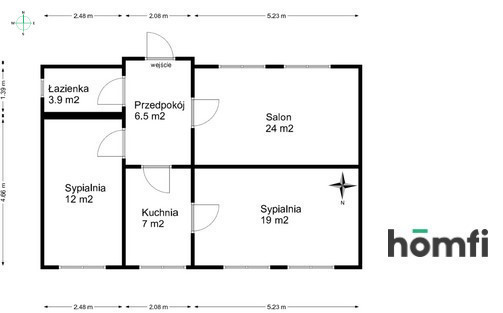 Apartment in Bytom, Śródmieście - Widok 5