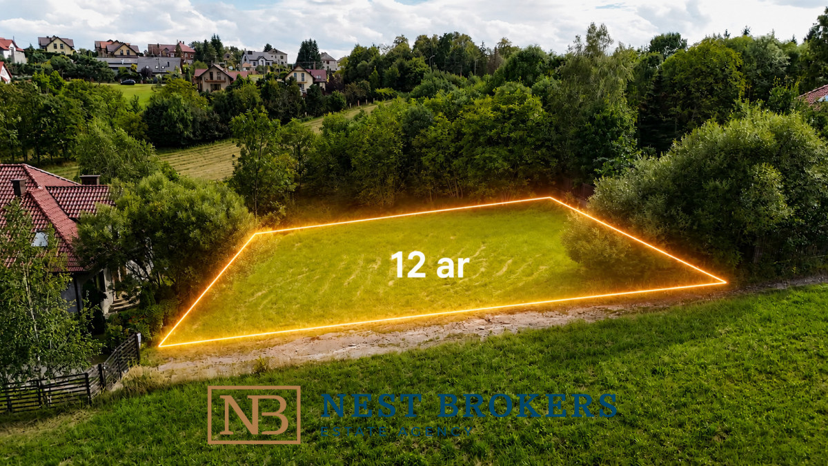 Atrakcyjna działka budowlana 1187 m² - Widok 4