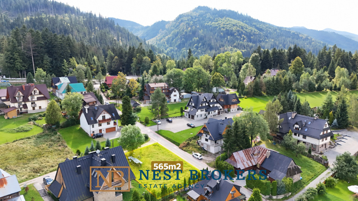 DZIAŁKA BUDOWLANA 565 m² | ZAKOPANE | CHŁABÓWKA - Widok 2