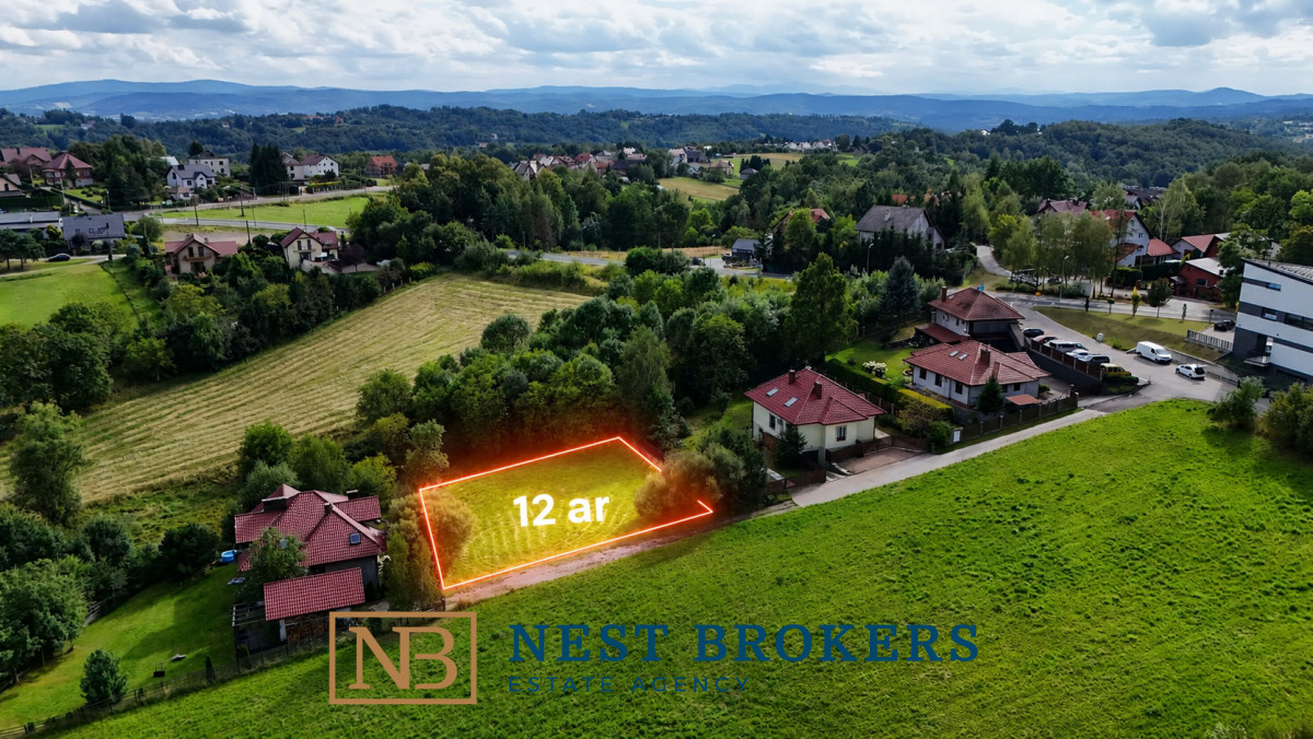 Atrakcyjna działka budowlana 1187 m² - Widok 3
