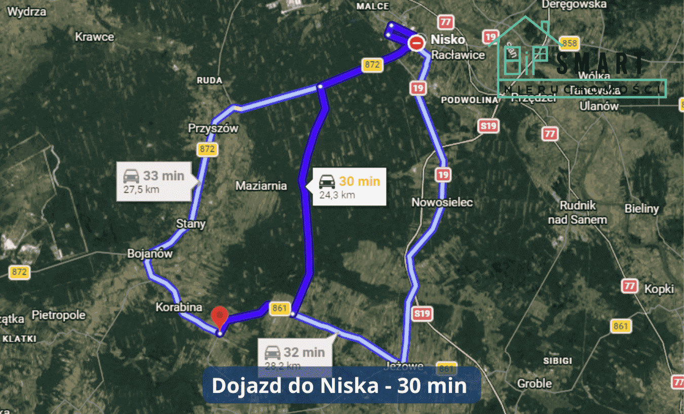DZIAŁKA LEŚNA 7300 m² | CISÓW LAS | BOJANÓW - Więcej