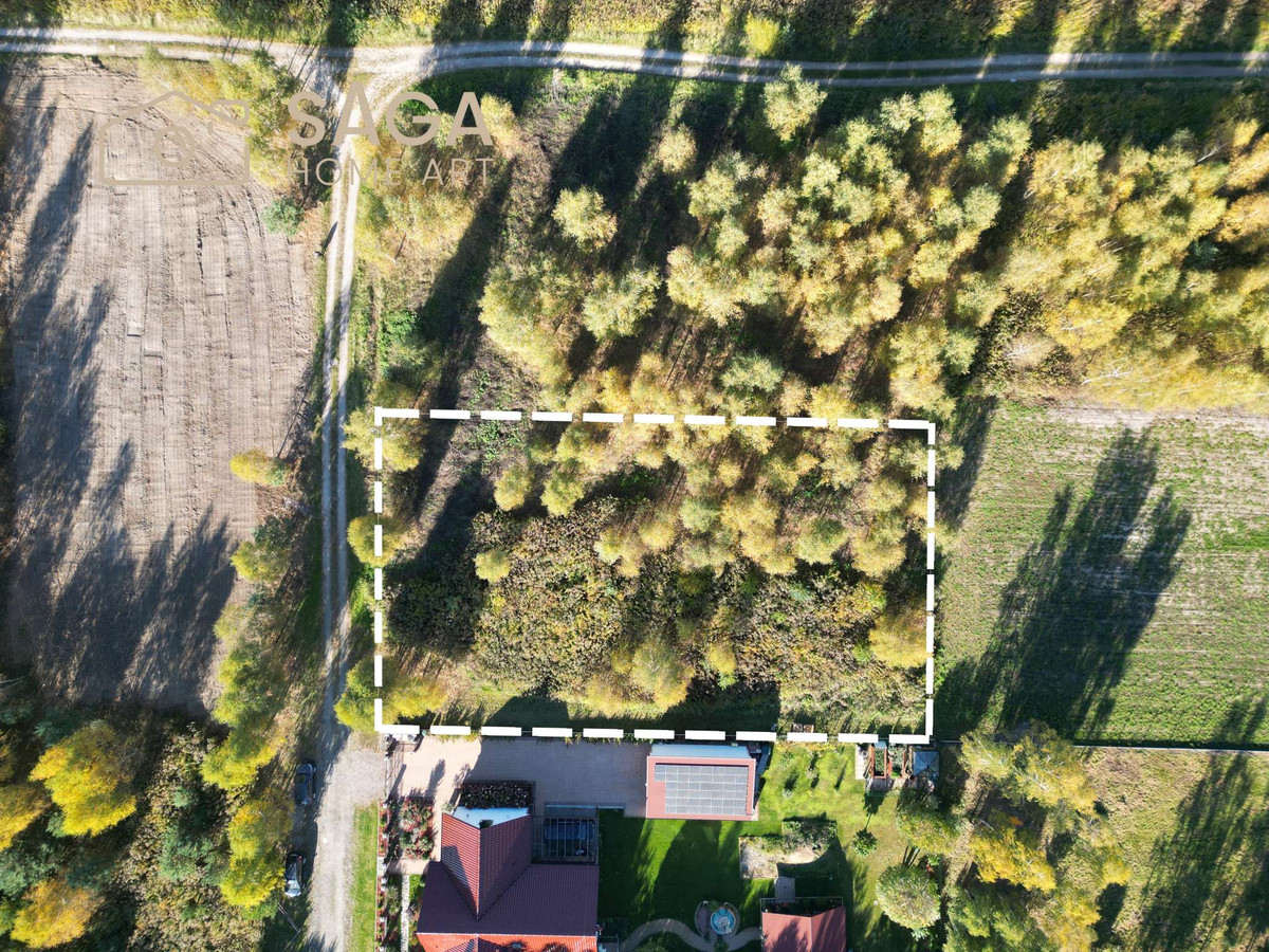 DZIAŁKA BUD. PRZY LESIE: 1755m²/ROGALIN/MPZP/MEDIA - Widok 5
