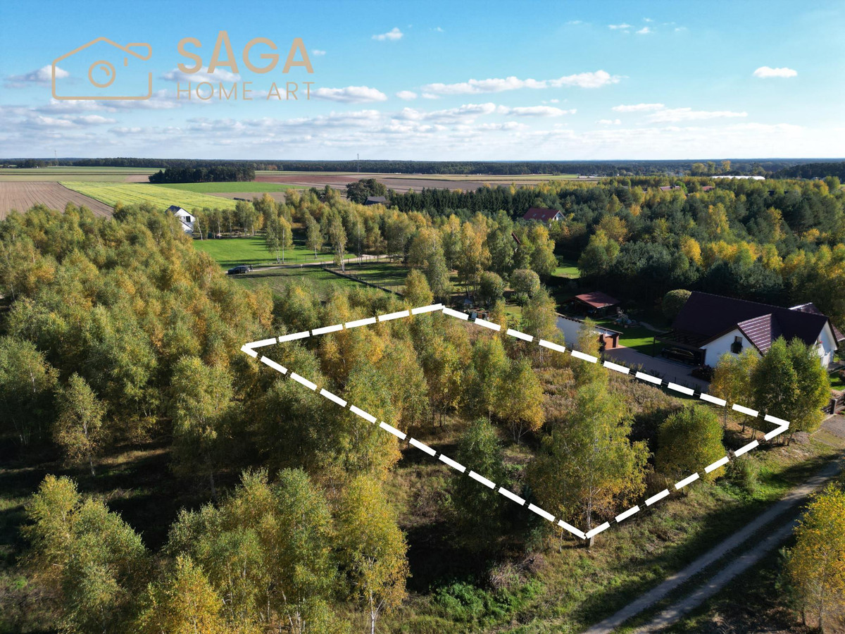 DZIAŁKA BUD. PRZY LESIE: 1755m²/ROGALIN/MPZP/MEDIA - Widok 2