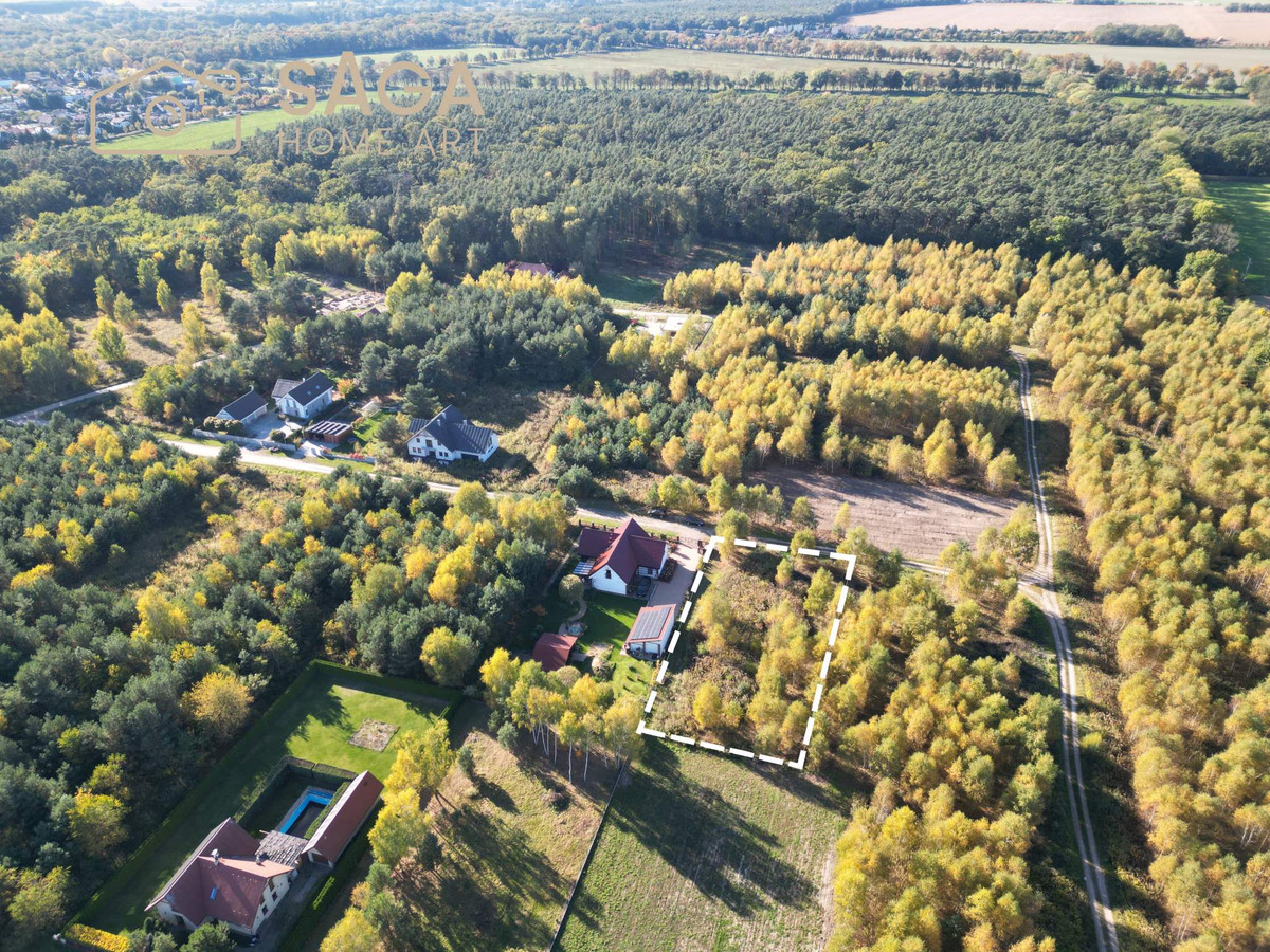 DZIAŁKA BUD. PRZY LESIE: 1755m²/ROGALIN/MPZP/MEDIA - Więcej