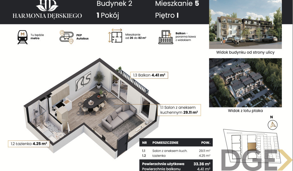 Mieszkanie – Kraków, Skotniki, Swoszowice - Widok 2