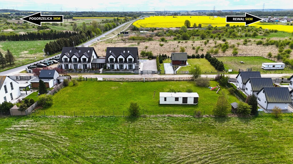 Działka budowlana przy wjeździe do Niechorza - Widok 3