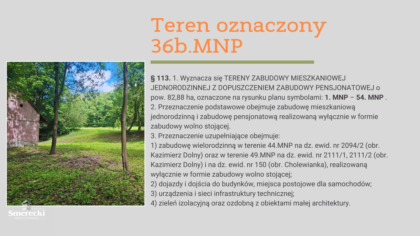 Piękna działka w Kazimierzu Dolnym - More