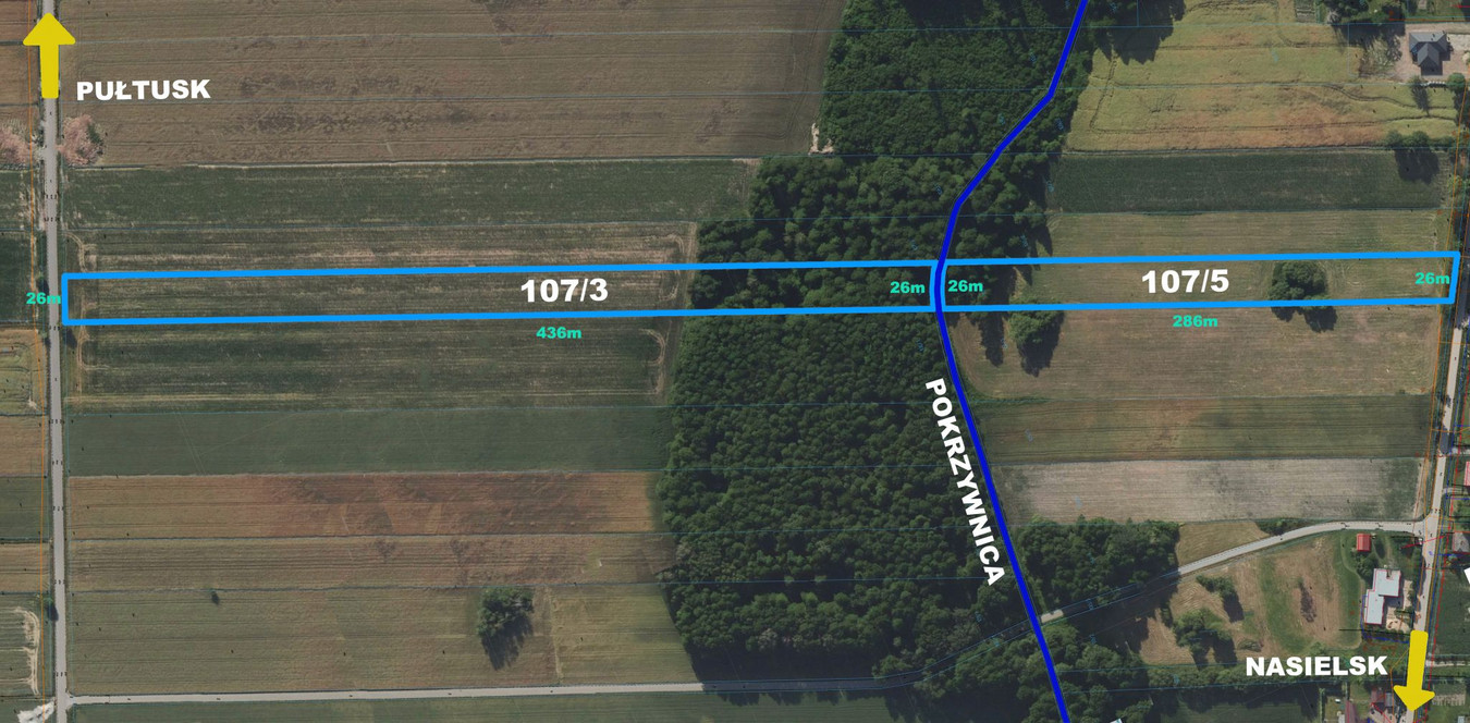 Na sprzedaż działka 1.1258 HA | Domosław | Pułtuski - Widok 2