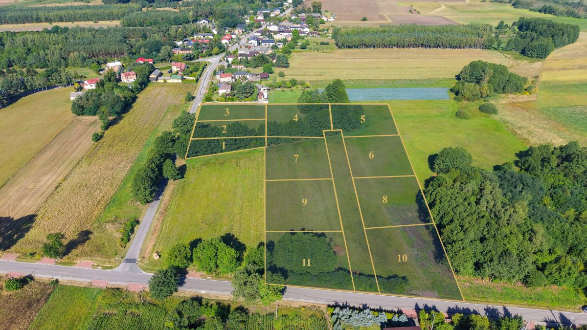 Budowlana 1116 m² pod dom jednorodzinny WZ - Widok 2