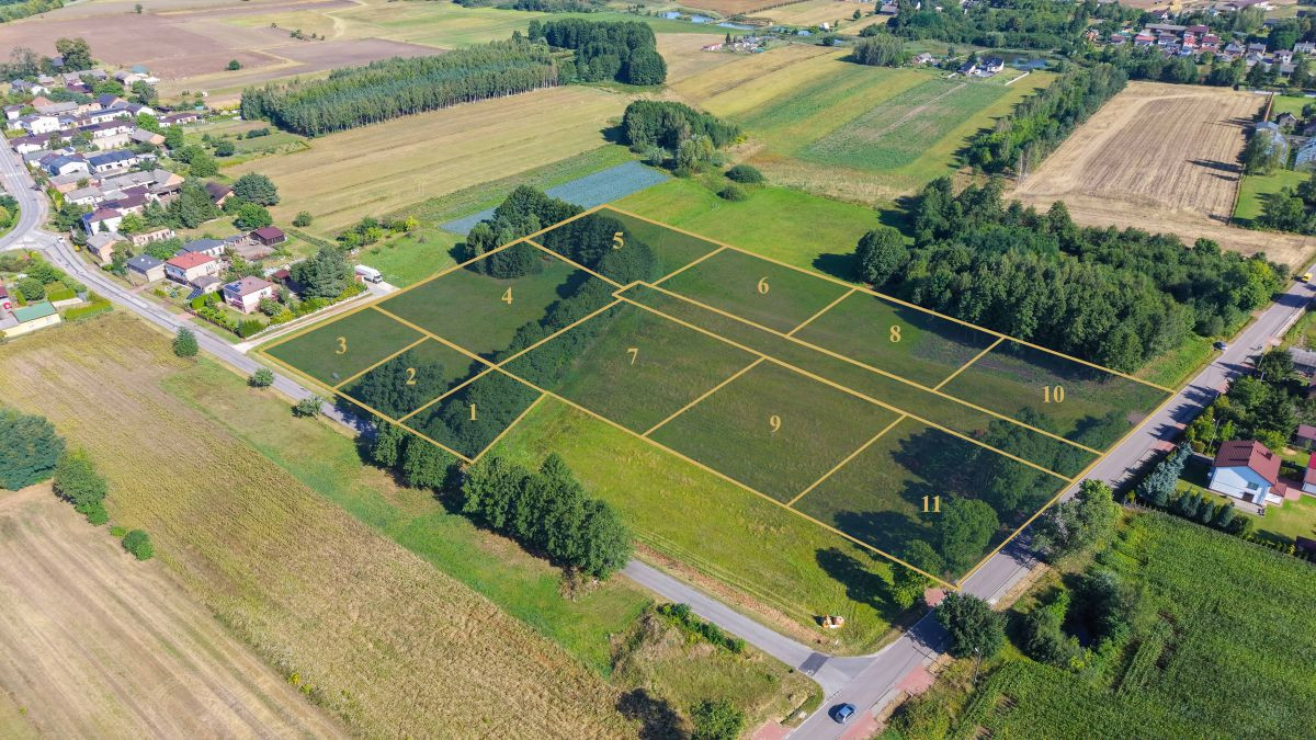 Budowlana 1116 m² pod dom jednorodzinny WZ - Widok 3