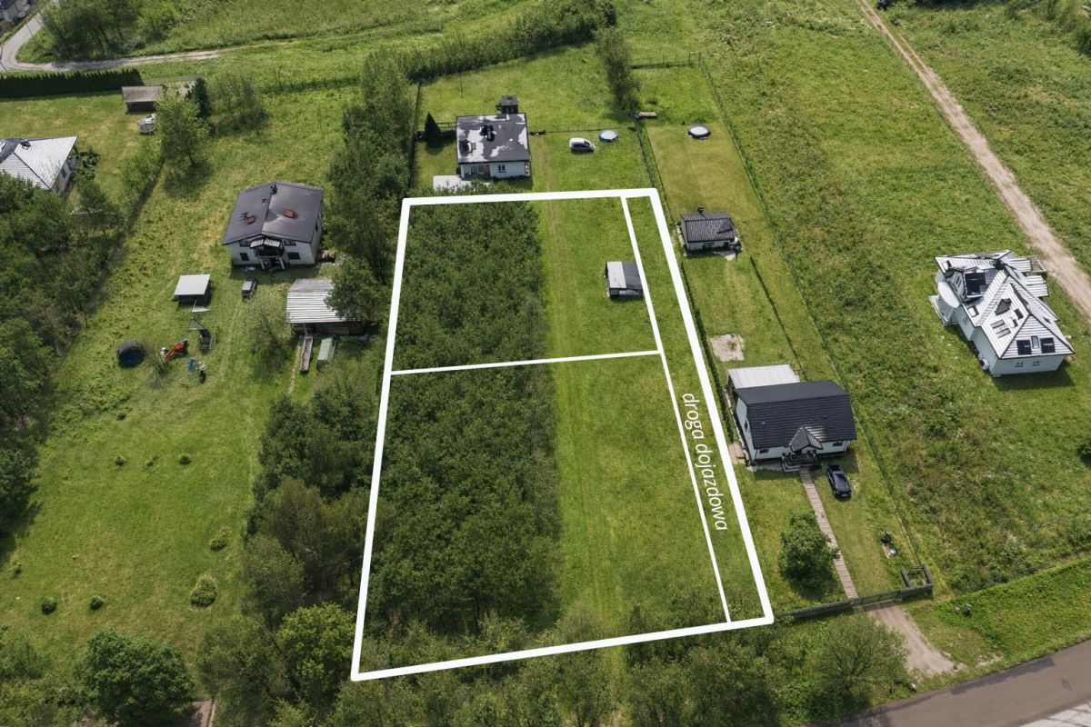 Działka budowlana 1650 m² w Słowiku - Widok 2