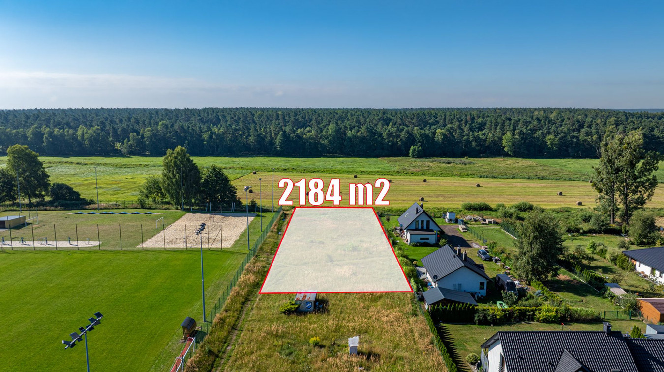 Duża działka budowlano-usługowa 2184 m², Gostyń ul. Rybnicka - Widok 2