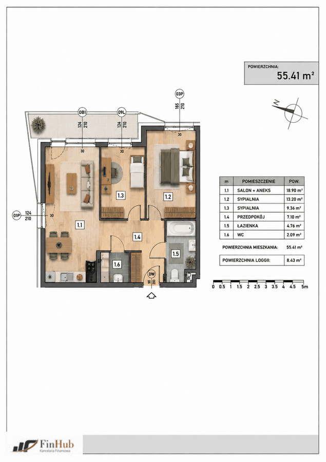 Apartment in Gdańsk, Piecki-Migowo - Widok 4