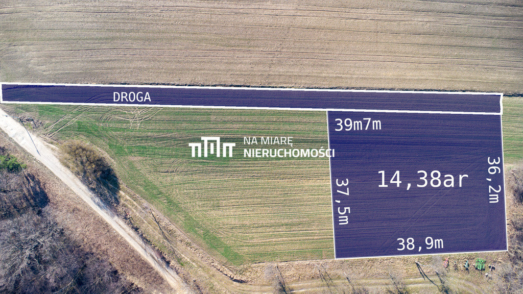 Działka Budowlana 14,3 ar WZ Jarosław - Widok 2